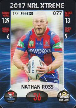 2017 NRL Xtreme #077 Nathan Ross Front